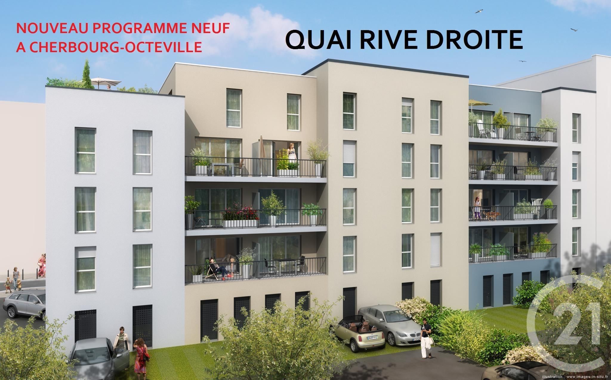 appartement à vendre 2 pièces 42.13 m2 CHERBOURG OCTEVILLE 50